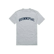 QU Quinnipiac University Mens Game Day Tee T-Shirt Heather Grey