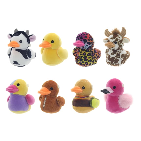 3 Inch Quackerz Plush Duck