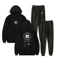 thumbnail image 1 of QUACKITY FOR THE WORLD Men/Women Fall Suit Hoodies Sportswear Hooded Ankle Banded Pant Two Piece Set, 1 of 2