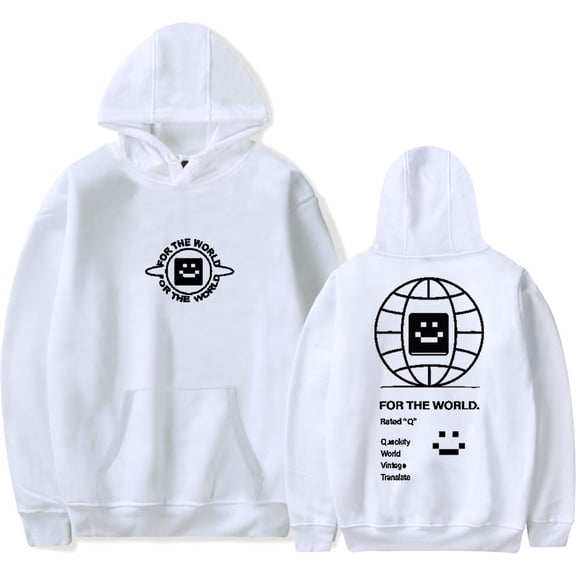 QUACKITY FOR THE WORLD Men/Women Hoodies Sweatshirt Fashion Streetwear Casual