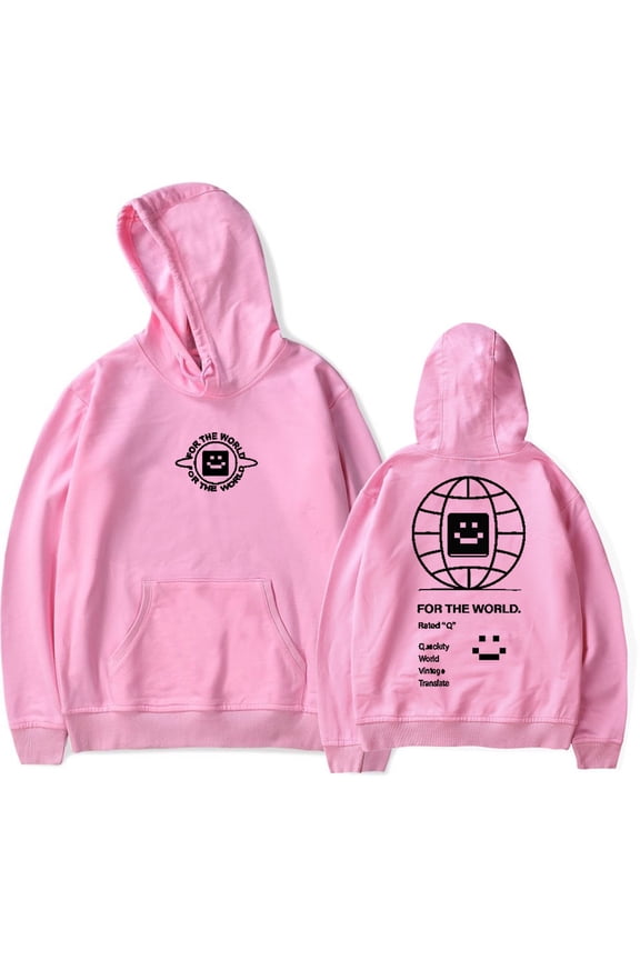 QUACKITY FOR THE WORLD Men/Women Hoodies Sweatshirt Fashion Streetwear Casual