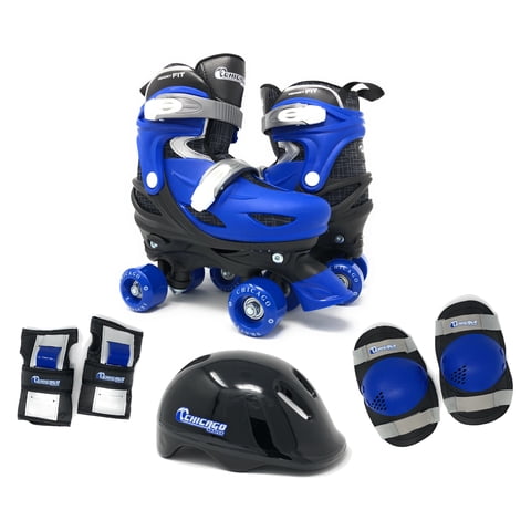 QUAD COMBO - SKATE, KNEE, WRIST & HELMET SM