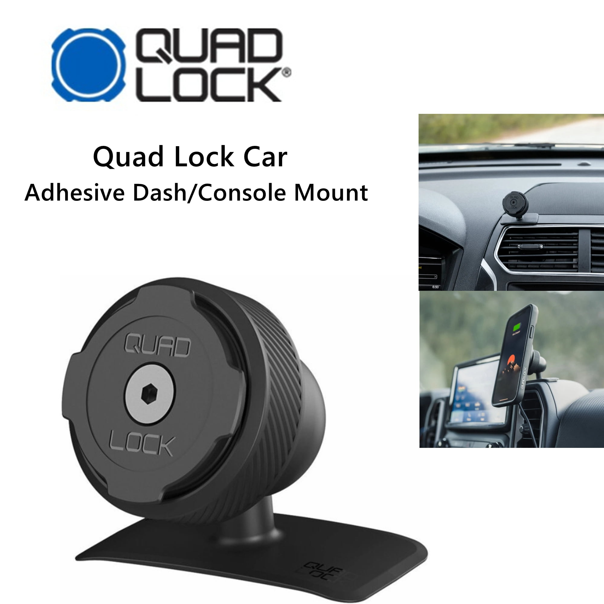 Quad Lock Adhesive Car Mount Quad Lock Car Adhesive Dash/Console