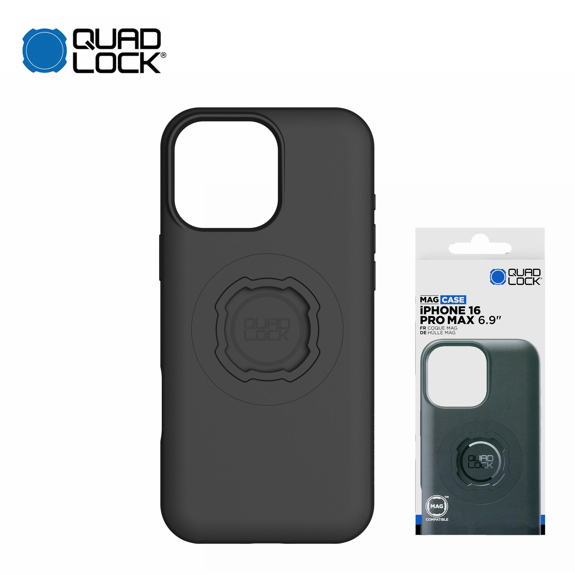 QUADLOCK クアッドロック iPhone 16Pro MAG CASE Amazon.com: Quad Lock MAG Phone Case for iPhone 16 Black