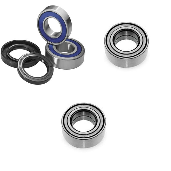 QUADBOSS Front and Rear Wheel Bearing Kits for Kawasaki Mule 600 2005-2016