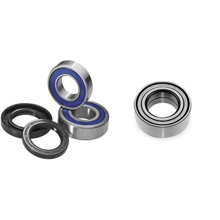 QUADBOSS Front and Rear Wheel Bearing Kits for Kawasaki Mule 610 4X4 2005-2016