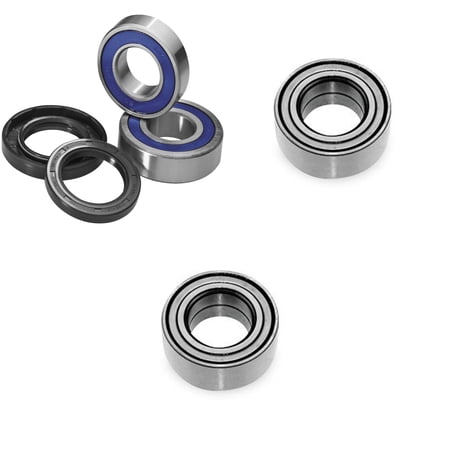 QUADBOSS Front and Rear Wheel Bearing Kits for Kawasaki Mule 610 4X4 2005-2016