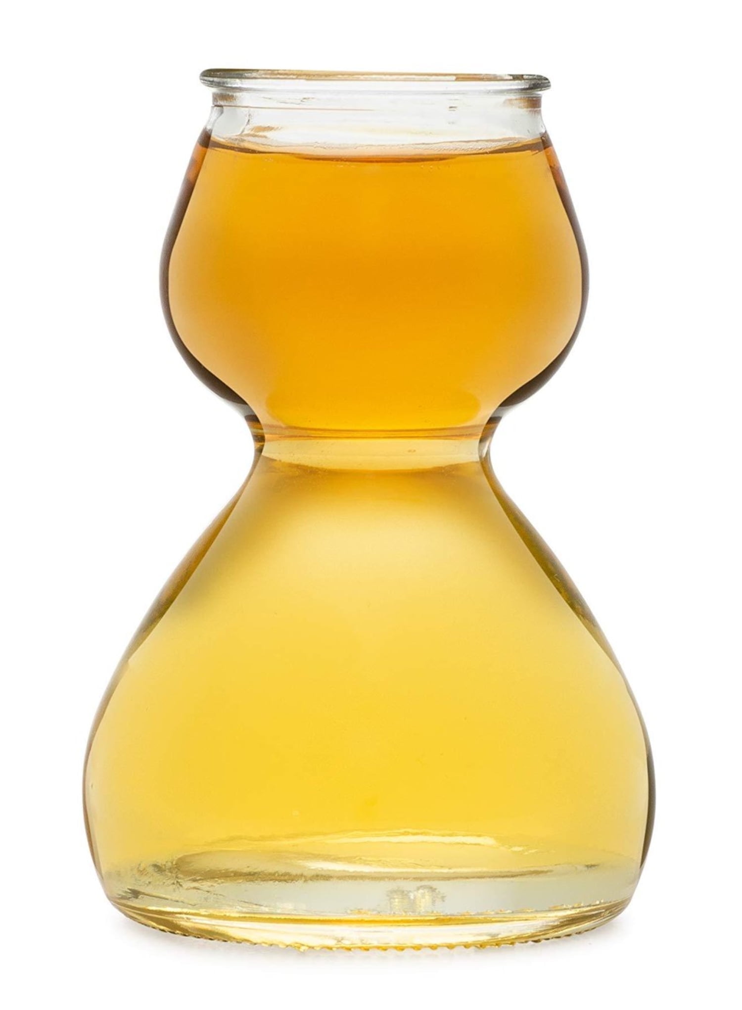 Clear Double Bubble Layered Glass Shot Set, 1.25oz Top, 2.25oz Bottom