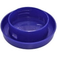 thumbnail image 1 of QUAIL & CHICK BLUE POLY SAFETY WATERER DRINKER BASE FOR ONE QUART JAR CHICKEN CHICKS, 1 of 3