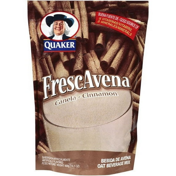 QUAKER Frescavena Oat Beverage Mix Cinnamon 11.1 Oz