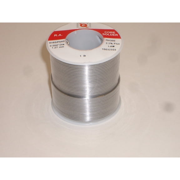 QUALITEK RA300-SN60-050A .050 DIA 60/40 2.2% FLUX ROSIN CORE SOLDER 1-LB SPOOL