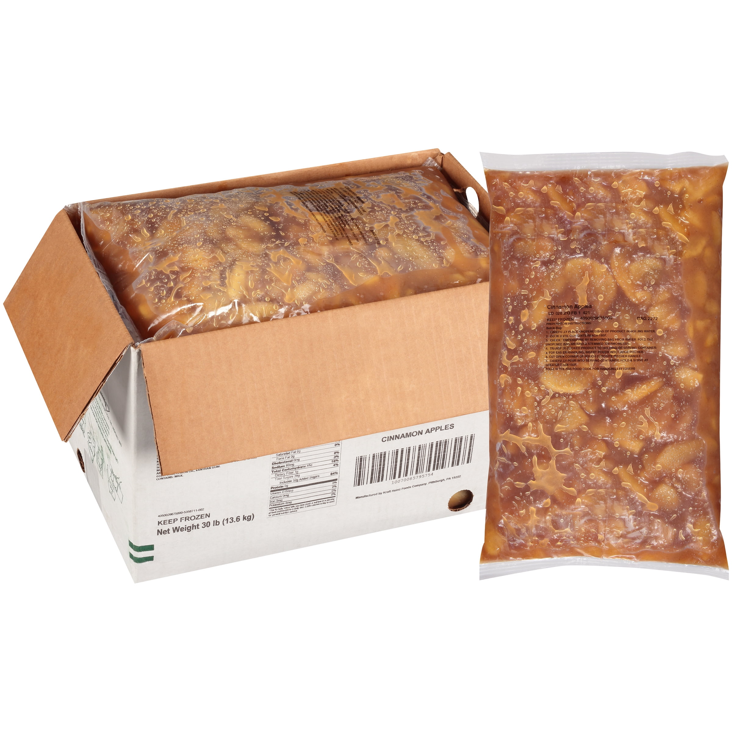 QUALITY CHEF Cinnamon Apples, 6 Lb. Bag (Pack Of 5)