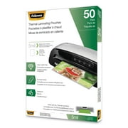 Fellowes Mfg Co. 5744501 9 in. x 11.5 in. 5 millimeter Thermal Laminating Pouches - Matte Clear (50/Pack)