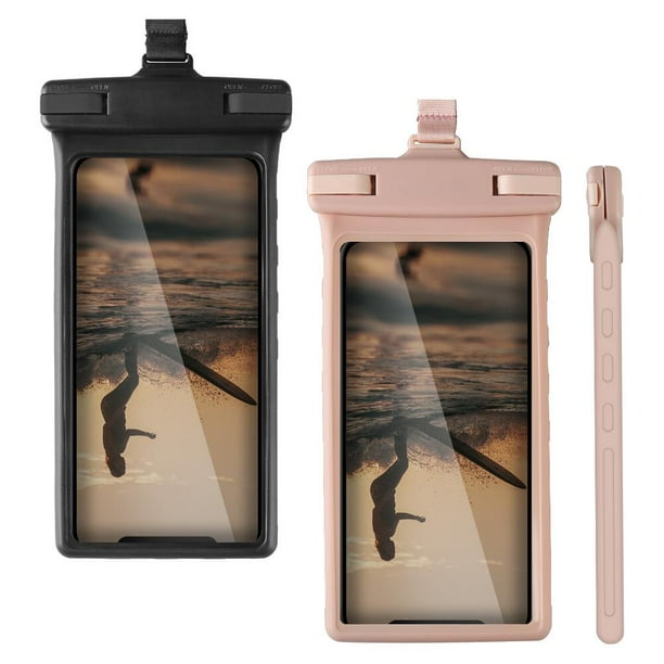 QUANFENG QF 2PCS Waterproof Phone Pouch Floats Phone Dry Bag Waterproof