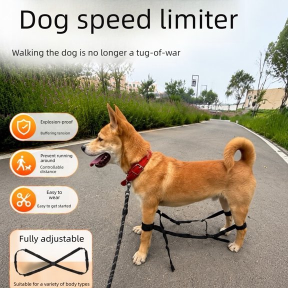 QUARRYUS Dog Speed Limiter Stick Backpack, Anti-Chasing Training Wand to Stop Dogs Chasing Cars, Chickens, Strangers
