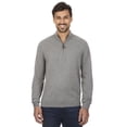 thumbnail image 1 of George Men's & Big Men's Classic Fit Jersey Quarter Zip Sweater, Sizes S-3XL, 1 of 3