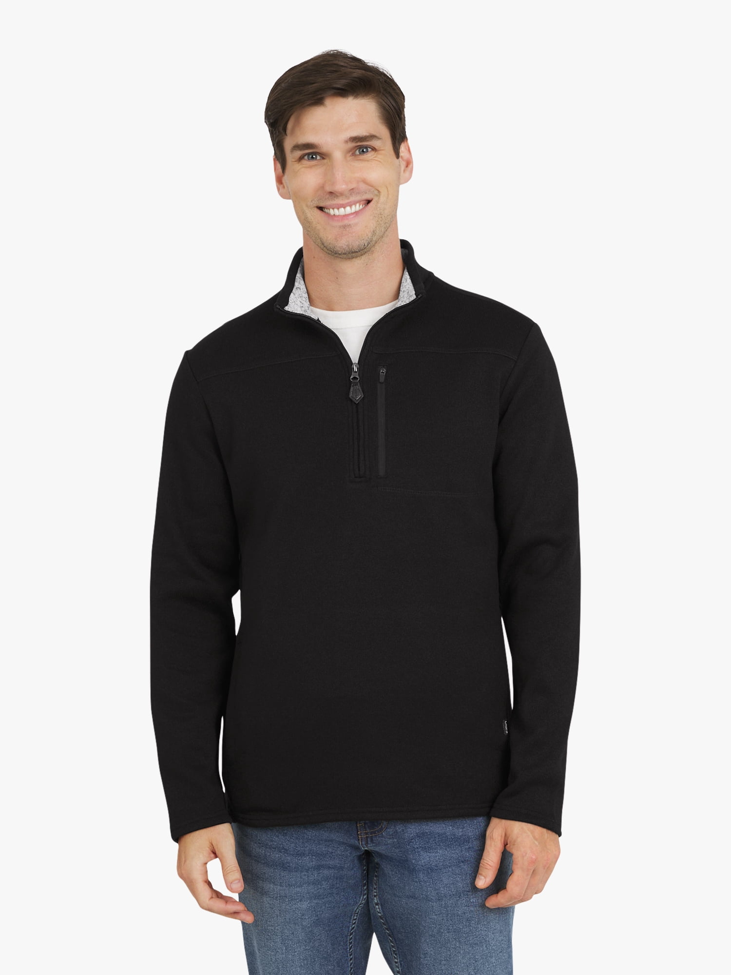 Chaps Men's & Big Men's Quarter Zip Fleece Sweater, Sizes S-3XL