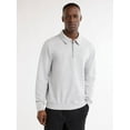 thumbnail image 1 of Free Assembly Men's Quarter Zip Fleece Pullover with Long Sleeves, Sizes XS-3XL, 1 of 5