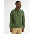 thumbnail image 1 of Free Assembly Men's Quarter Zip Fleece Pullover with Long Sleeves, Sizes XS-3XL, 1 of 5