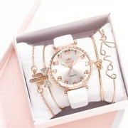 YIWULA QUARTZ Occident Fashion Jewelry Alloy Round Quartz Ladies Watch Bracelet Set watches for women
