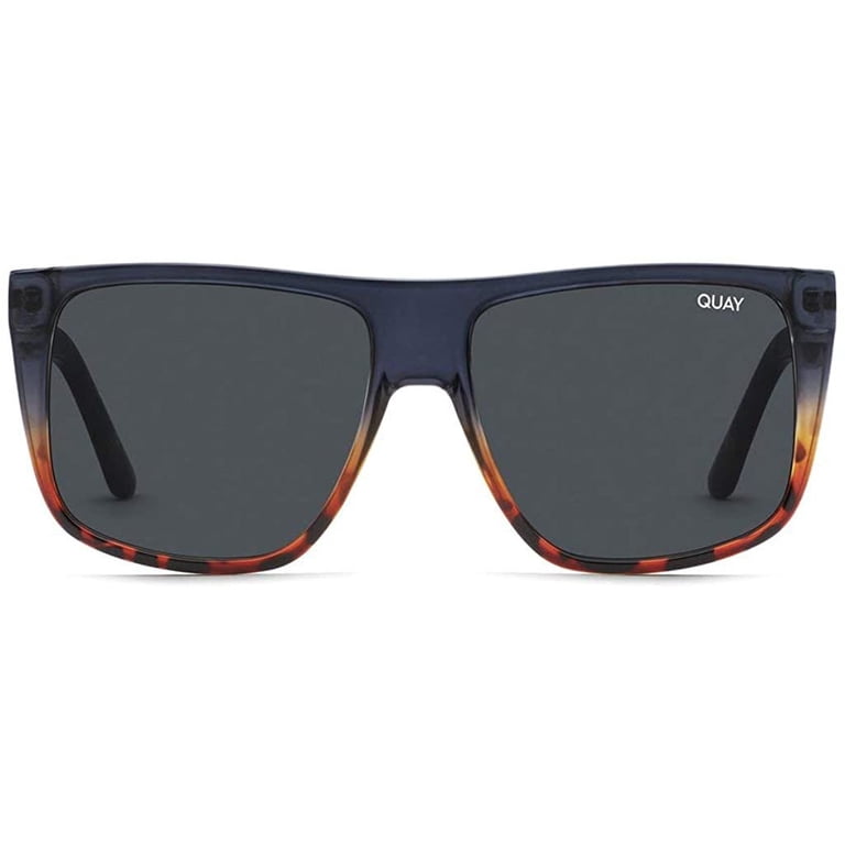 Quay Australia Incognito Sunglasses  Black/Gold  56mm Square Frame Gradient Lens ALL IN MINI Small Pilot Sunglasses with Gradient Lenses – QUAY main image 3