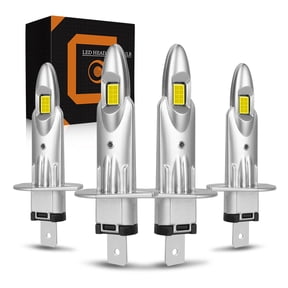 QUAYUB 4x H1 For Honda Prelude 1997-2000 2001 LED Headlight High Low Beam 6000K Bulbs