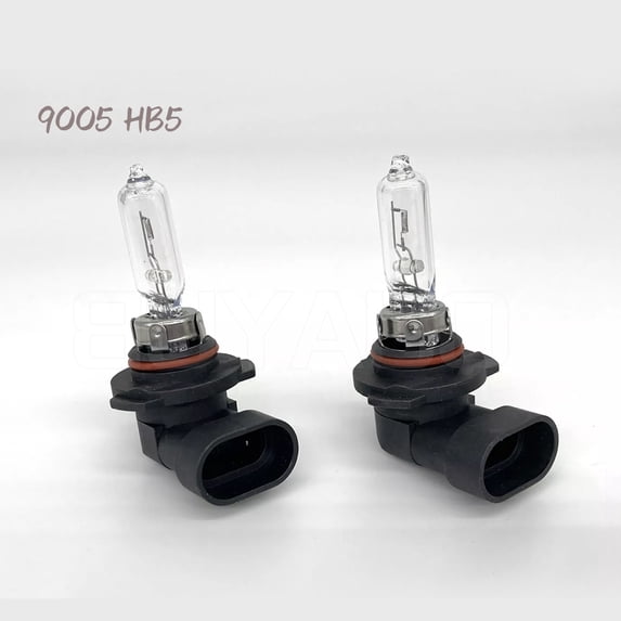 QUAYUB 9005 Halogen Headlight Bulb - High-Performance Halogen Car Headlight Bulb - with No Glare - Automotive Light Bulb - 2 Bulbs