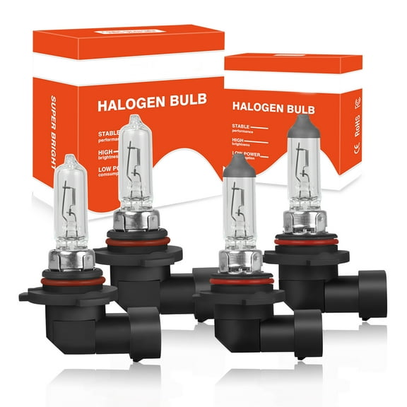 QUAYUB For Honda Odyssey 2011-2017 Replacement Halogen Headlight Bulbs 9005/HB3 High-Beam 9006 Low Beam