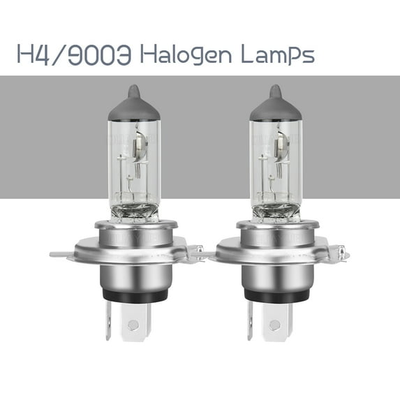 QUAYUB H4 9003 Headlight Halogen Bulbs Kit 3400K 60/55W High Low Beam Replace 2PCS