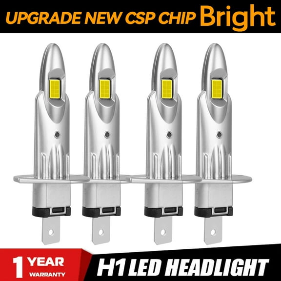 QUAYUB Luces Fuertes Para Auto Coche Luz Carro Bulbs Kit H1+H1 LED Blanco Hi/lo Beam