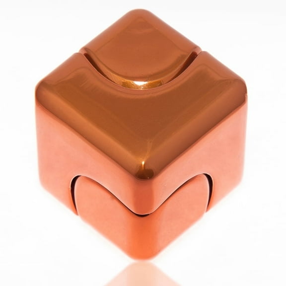 QUBI Fidget Cube Spinner  Orange  Lightweight and Pocket Size Fidget Spinner Toy.