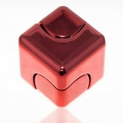 QUBI Fidget Cube Spinner Red Lightweight and Pocket Size Fidget Spinner Toy.