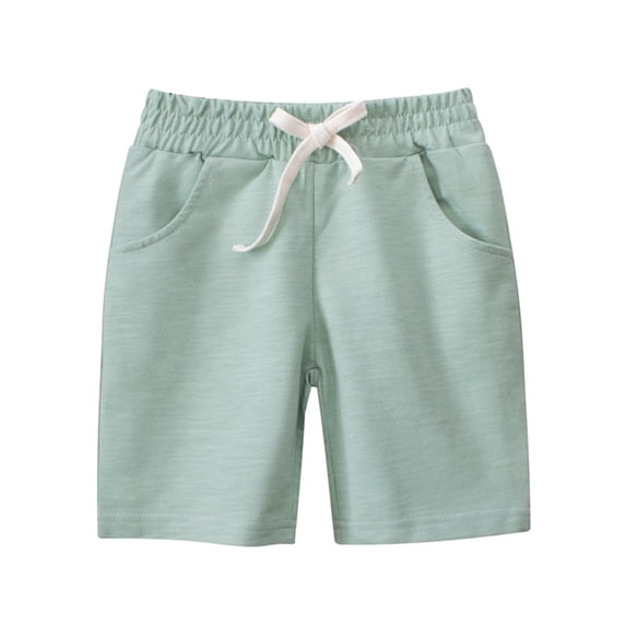 QUDDERR 1-10T Boys Shorts Summer Jogger Shorts for Kids Baby with Pocket Baby Casual Active Jogger Shorts of Five-Quarter Pants