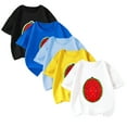 thumbnail image 1 of QUDDERR 3-14T Kids TShirts Cotton Summer Crewneck Tees Little Big Girls T Shirts Short Sleeve Tees 3-14T Sequin Pullover Tops Teen Girls Cartoon Casual Tops, 1 of 8