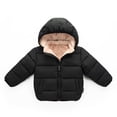 thumbnail image 1 of QUDDERR Baby Kids Girls Boys Winter Fleece Jackets with Hooded Toddler down Cotton Coats Warm Lined Puffer Outerwear for 6 Months - 8 Years, 1 of 9