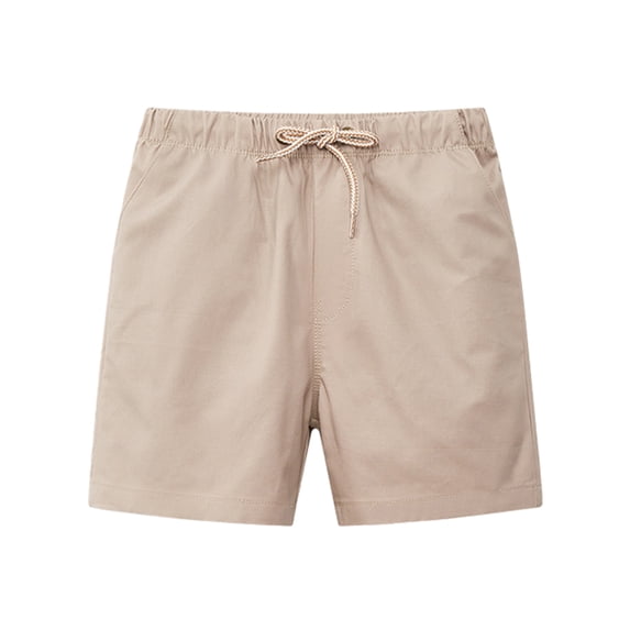 QUDDERR Baby Toddlers Boys Shorts Cotton Ogger Shorts Solid Colors Elastic Active Shorts Pants 2T 3T 4T 6Y 7Y 8Y