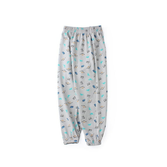 QUDDERR Kids Teen Sweatpants for Boys Active Jogger Pants Boys Elastic Sport Casual Pants Boys Anti-Mosquito Pants Spring Summer Loose Pants,Size 4-12T