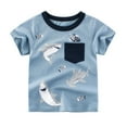 thumbnail image 1 of QUDDERR Kids Toddler Boys T-Shirt Summer Tees Top 1-9T Baby Short-Sleeve Tshirt Cotton Casual Cute Cartoon Pullover T Boys Clothes, 1 of 8