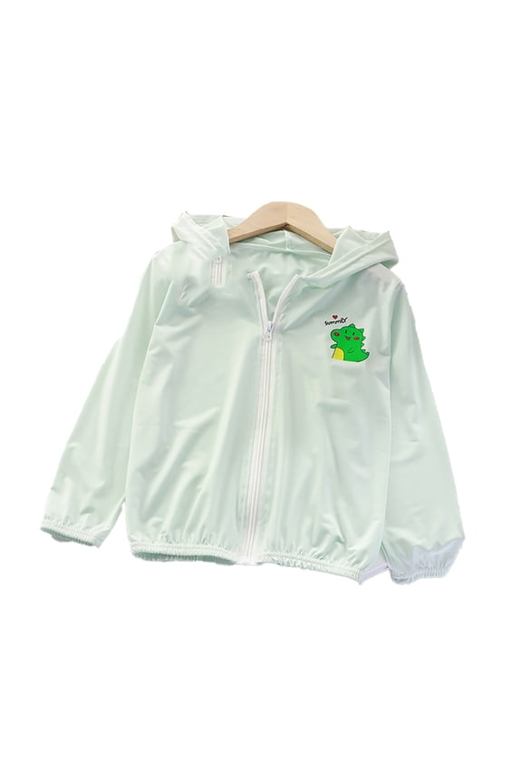 Kids Toddler Sun Shirt for Boys Girls Light Sun Protection Jacket 1-10 Years Unisex Summer Hooded Rashguard Baby UPF 50+ Sunsuits