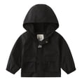 thumbnail image 1 of QUDDERR Toddler Kids Boys Raincoat Waterproof Windbreaker Jacket Baby Lightweight Hoodie Raincoat Spring Fall Outwear Coat for Boys Size 2-8T, 1 of 9