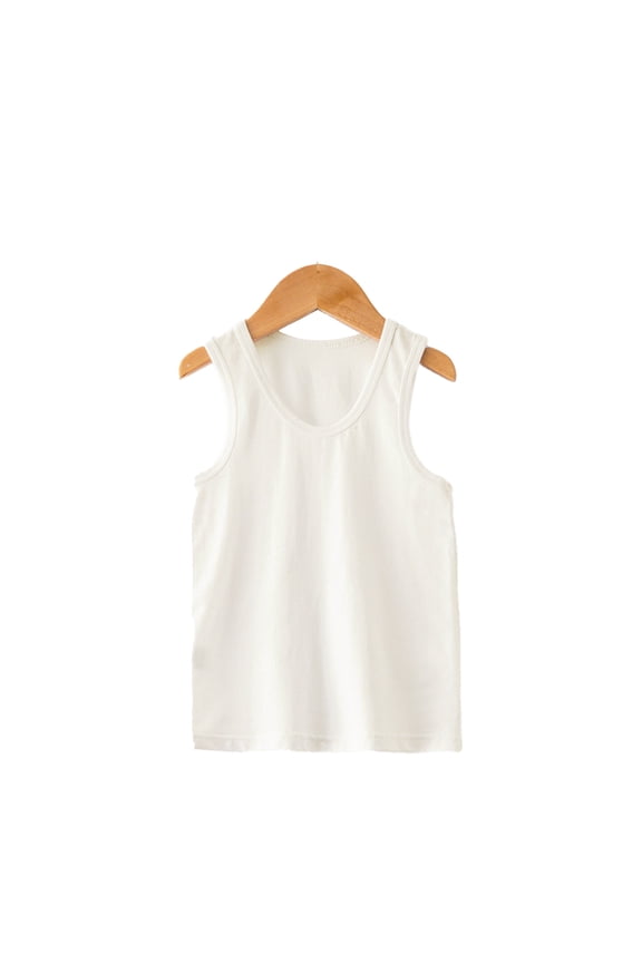 Toddler Kids Dance Tank Tops for Girls Sleeveless Camisole Top Juniors Solid Colors Undershirts Cotton Bottoming Underwear for Girls 3-15T