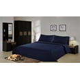 thumbnail image 1 of QUEEN 3-PIECE # QUILT REVERSIBLE COMFORTABLE#COMFORT BEDSPREAD BED BEDDING COVERLETS COVER SET WITH PILLOW CASES ( NAVY ), 1 of 1