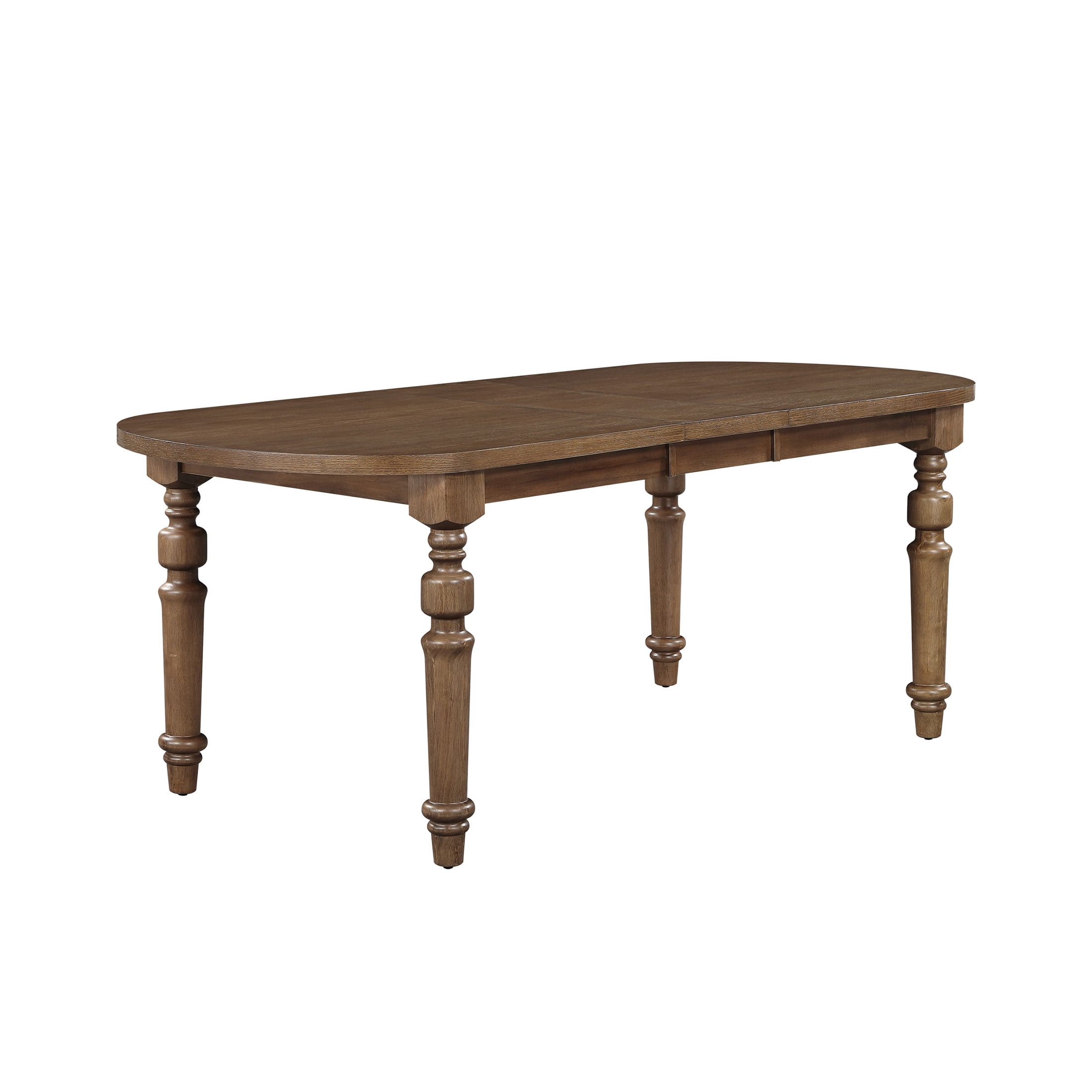My Texas House Adler Extended Oval Dining Table, Comfortably Seats 6, Provincial Brown