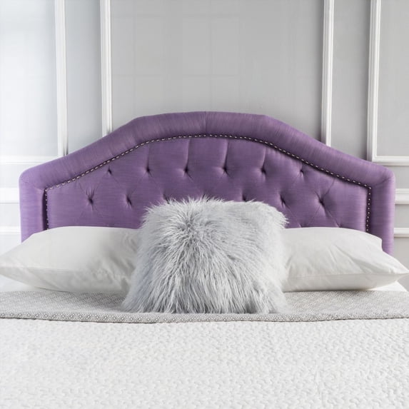 QUEEN&FULL SIZED HEADBOARD WITH CLEAN SIMPLE LINES AND CAMELBACK SILHOUETTE