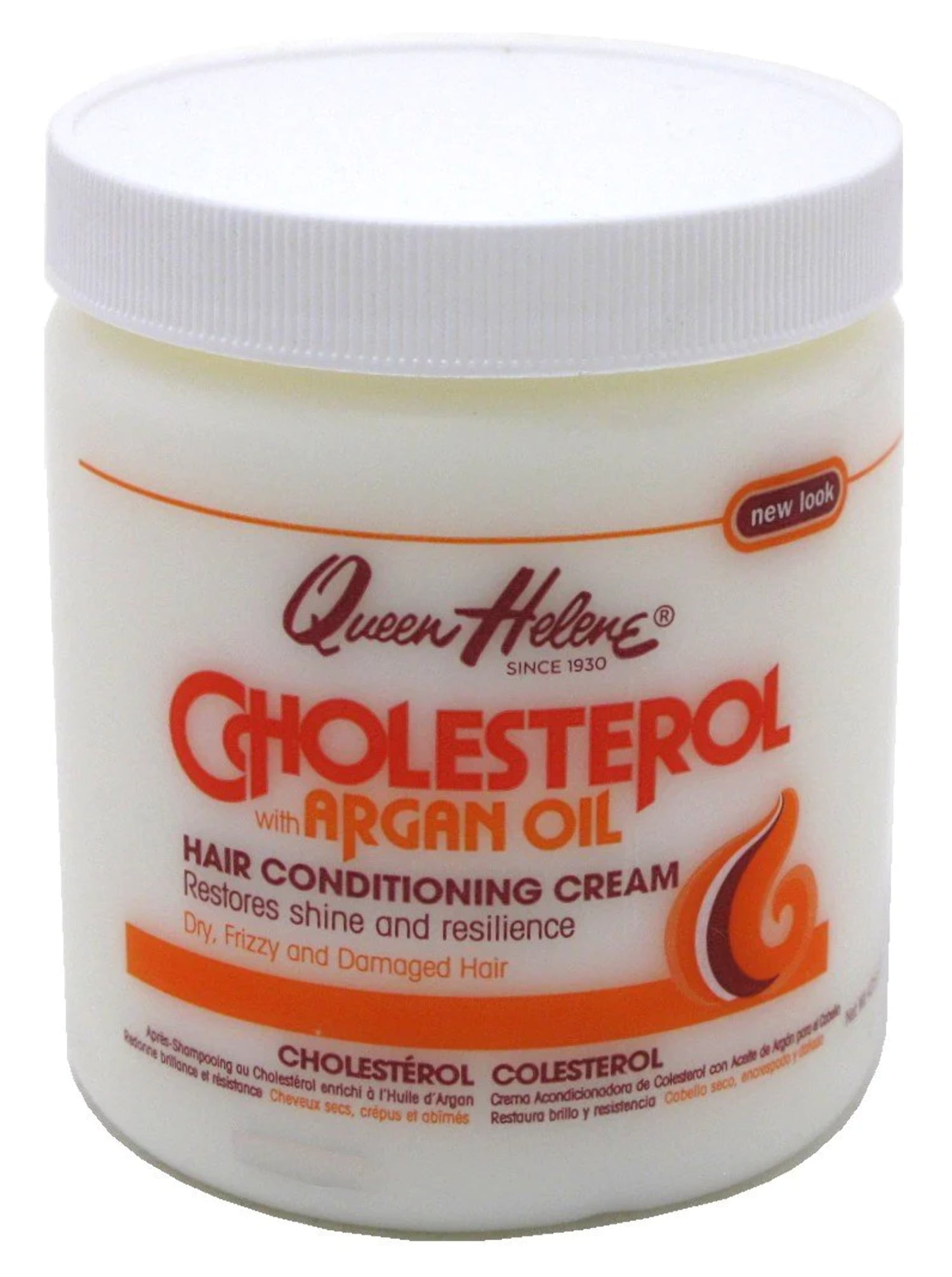 QUEEN HELENE Cholesterol Hair Conditioning Creme Argan Oil, 15 oz