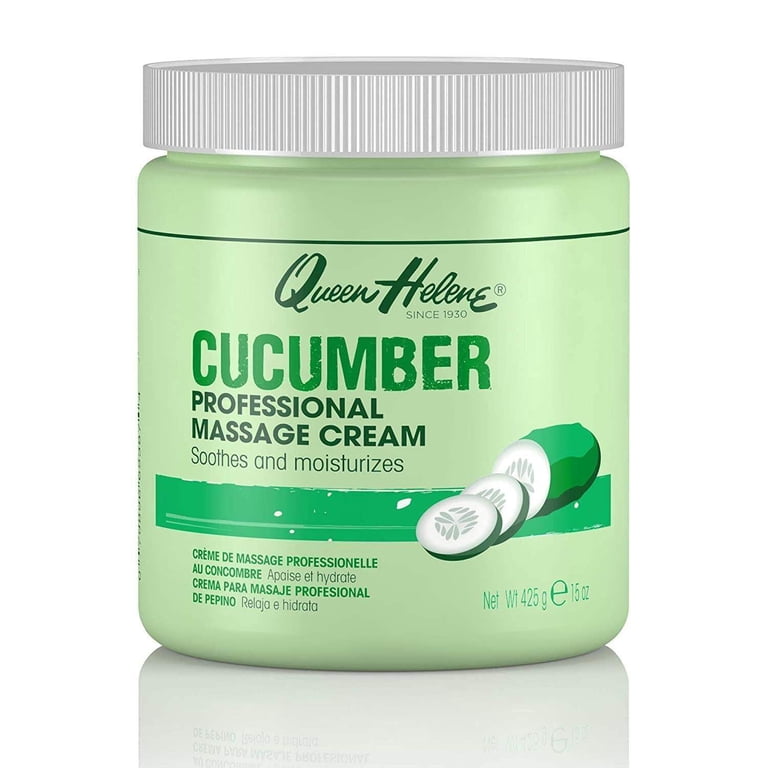 Queen Helene, Massage Cream, 15 oz, Cucumber with Moisturizing