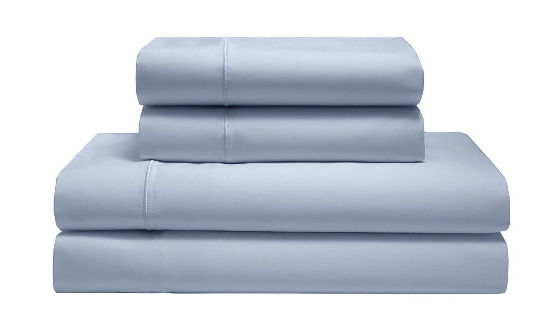 QUEEN LIGHT BLUE SILKY SOFT COTTON SOLID SHEET SET - Walmart.com