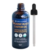 Queen of the Thrones Organic Black Castor Oil with Dropper, 3.38 fl oz