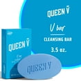 QUEEN V V Bar Cleansing Bar, 3.5 oz., pH Balanced, Enriched with Aloe
