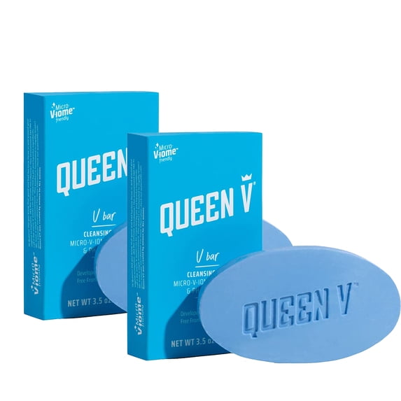 QUEEN V V Bar - Cleansing Bar 3.5oz Pack of 2